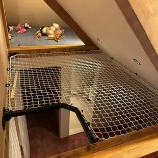 Loungenet wit ongeknoopt