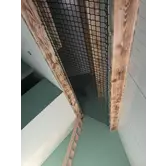 Loungenet ongeknoopt 45mm  zwart op maat gemaakt