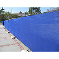 Bouwhekdoek blauw PVC