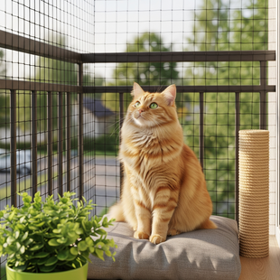 Kattennet zware uitvoering  maatwerk