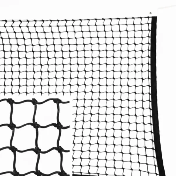 tennisnet, volgens I.T.F. en K.N.L.T.B. normeringen en maatvoeringen