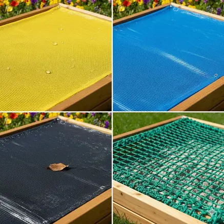 Bescherm je zandbak, geen katten en blaadjes meer