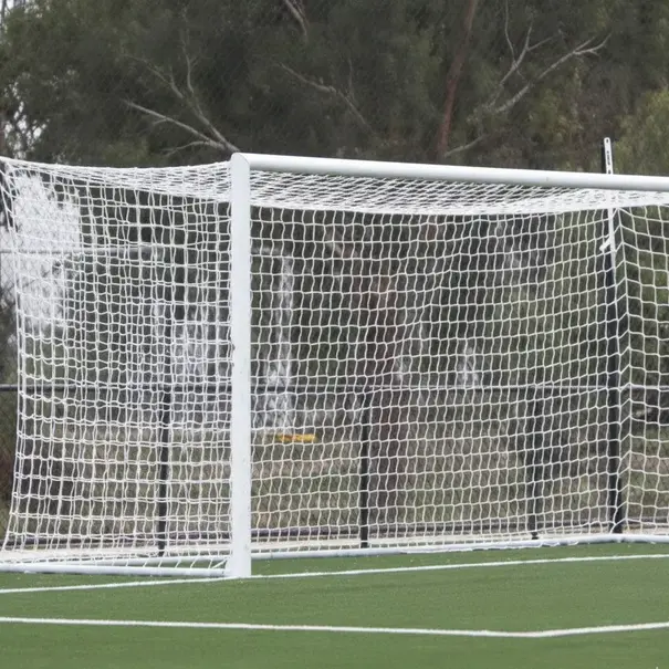 Knooploos voetbal doelnet kooimodel