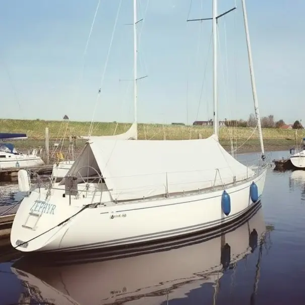 Bootzeil wit in standaard maten