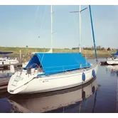 Boot afdekzeil blauw in standaard maten