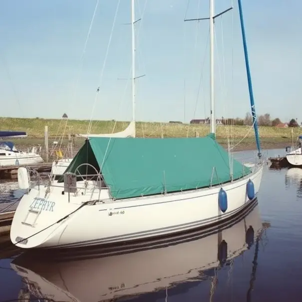 Bootzeil groen in standaard maten