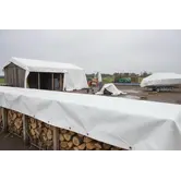 Pe afdekzeil wit in standaard maten