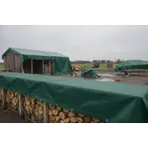 Pe afdekzeil groen in standaard maten