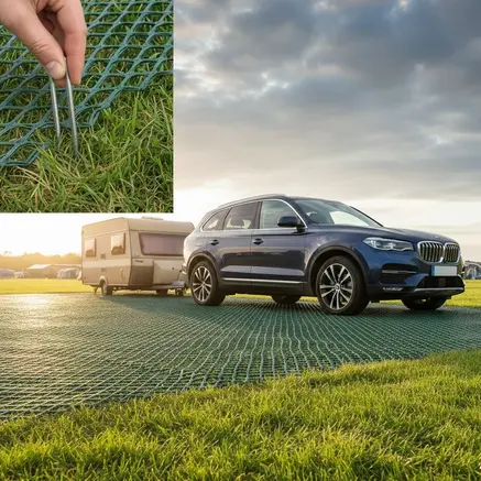Grasbescherming: de oplossing voor je parkeerplaats, evenemententerrein en camping