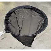 Hoendernet in een alu frame met stok