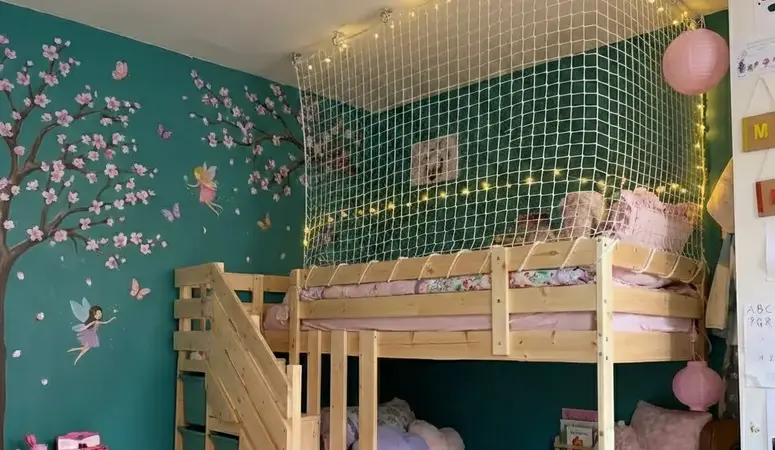 Veilig dromen: maak de hoogslaper van je kind veilig met een net