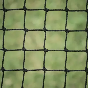 Kattennet zwart RVS kern standaard maten