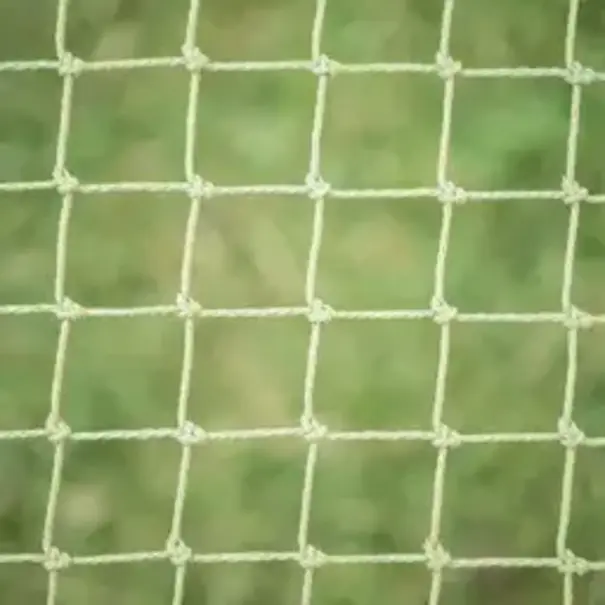 Kattennet zwart RVS kern - 4 cm maas bijtbestendig  in standaard maten