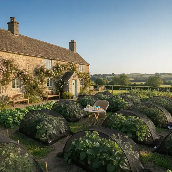 Knooploos zwart tuinnet - 28mm standaard maten