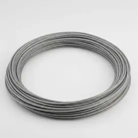 Staaldraad 6mm per meter massief