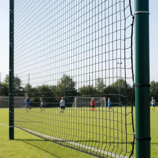 Geknoopte ballenvanger PE maas 10 cm