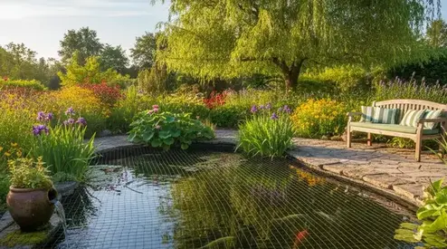 Vijveronderhoud zonder zorgen: Bescherm je vissen met het juiste vijvernet