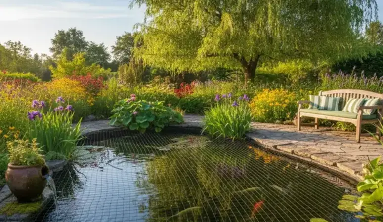 Vijveronderhoud zonder zorgen: Bescherm je vissen met het juiste vijvernet