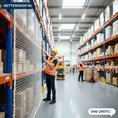 Geknoopte magazijnnetten op maat