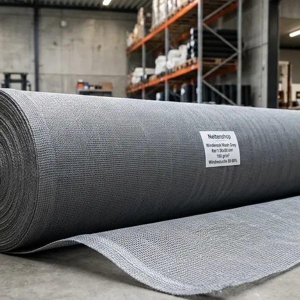 Windbreekgaas / Winddoek grijs 1.80x50 mtr