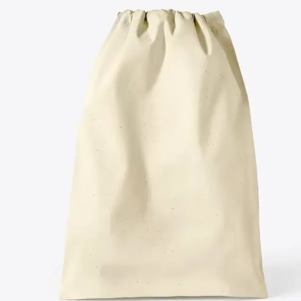 Katoenen opbergtas met trekkoord