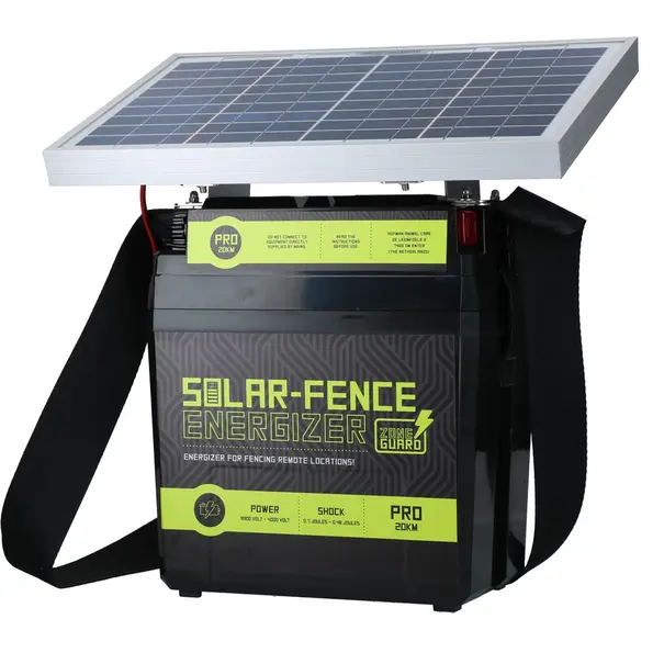 ZoneGuard Solar-Fence Energizer Pro - 6 & 20 km