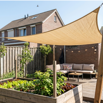 Hoe creëer je schaduw in de tuin?