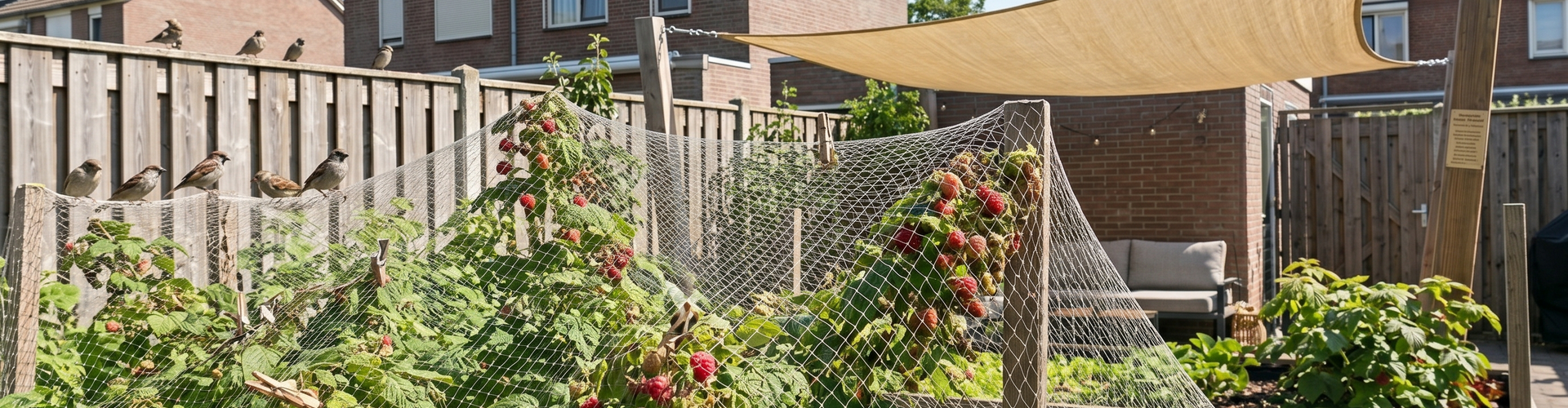 Waarom vogels je kersen of druiven opeten en hoe je dat voorkomt