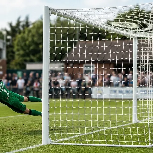 Knooploos voetbal doelnet kooimodel