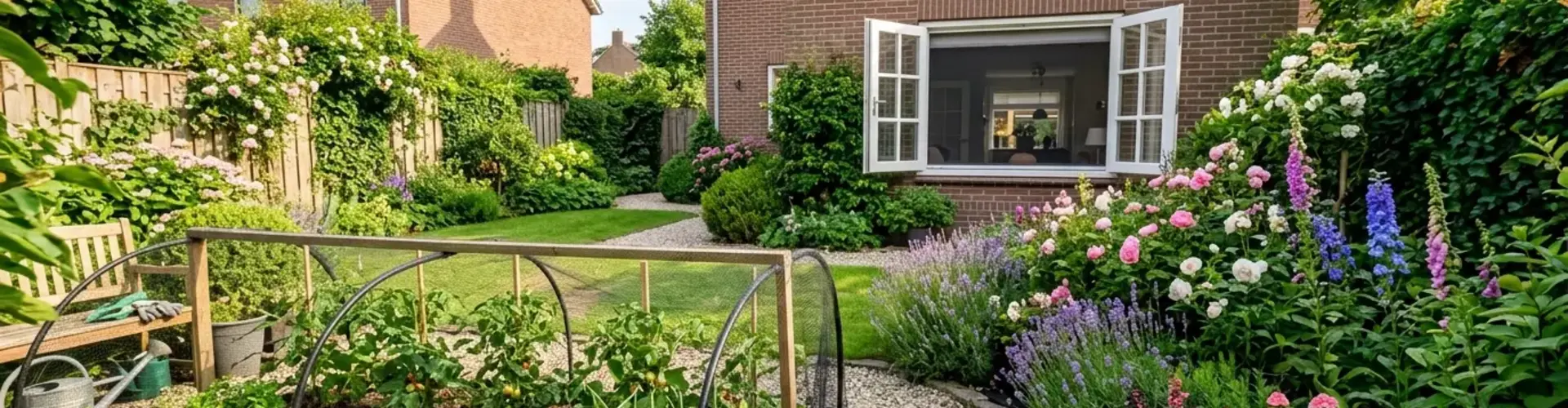 Bescherm je tuin en huis deze zomer: alles over worteldoek, tuinnetten en insectengaas