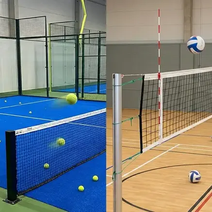 Sportnetten bij Nettenshop: alles over tennisnetten, padelnetten, volleybalnetten en badmintonnetten