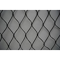 Valnet 10x10 100 m2 geknoopt zwart
