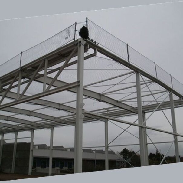 Valnet Randnet 2.5x15 37.5 m2 geknoopt wit