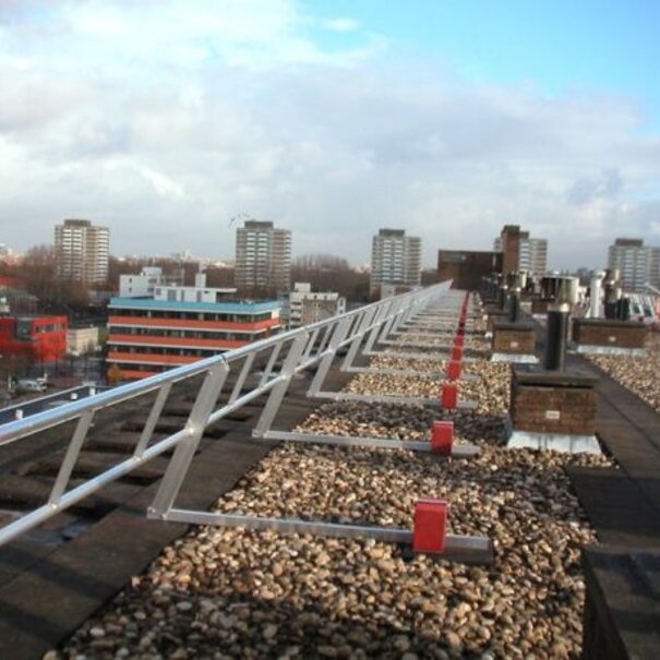 RSS Volledige set van 12 meter RSS plat dak randbeveiliging