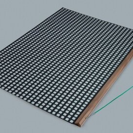 Sleepnet met houten balk