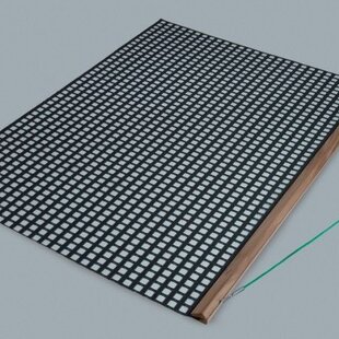 Sleepnet met houten balk