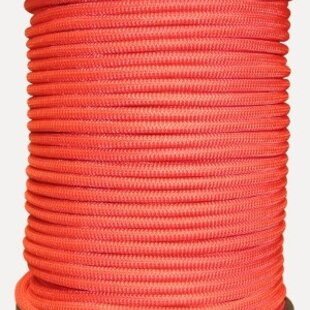 100 meter trapezekoord 6 mm rood