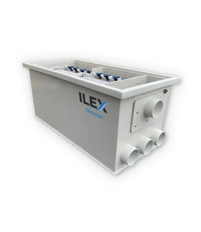 Ilex drum 40 trommelfilter PP. Compact voorfilter in een kleine behuizing!