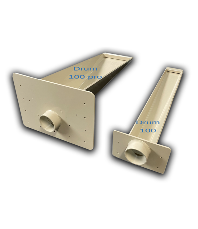 Makoi PondFiltration Drum 100 Pro trommelfilter ✅ Capaciteit om 100m3 per uur te verpompen ✓8x 110mm inlaten ✓Koi filter ✓Oase Spoelpomp