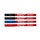Marker INKZALL™ Ultrafijne punt 0,6 mm zwart/rood/blauw (blister 4 stuks)