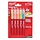 Marker INKZALL™ Beitel punt Fluo geel/roze/oranje/blauw/groen (blister 5 stuks)