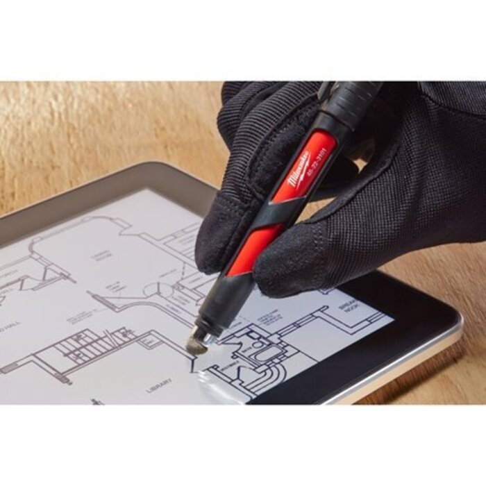 MILWAUKEE Marker INKZALL™ Fijne punt 1,0 mm zwart incl. stylus (1 stuk)
