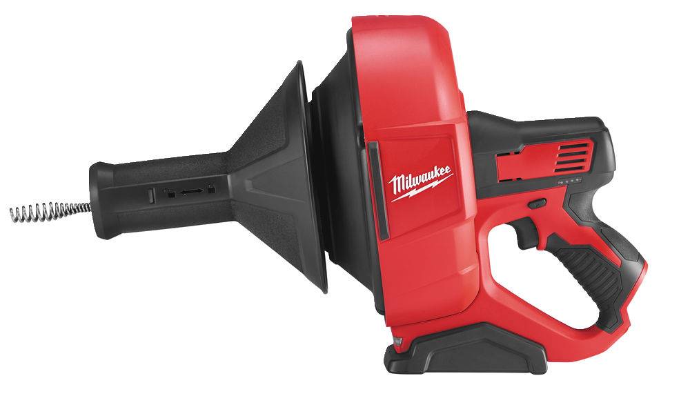 MILWAUKEE M12 BDC6 subcompacte ontstoppingsmachine met 6 mm diameter spiraalkabel