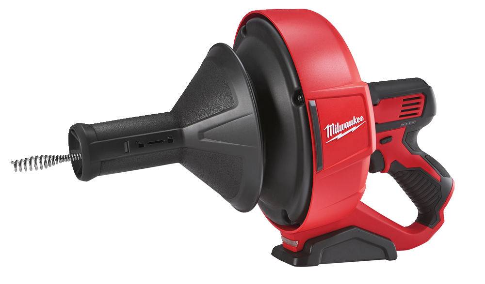 MILWAUKEE M12 BDC8 subcompacte ontstoppingsmachine met 8 mm diameter spiraalkabel