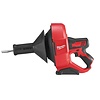 MILWAUKEE M12 BDC8 subcompacte ontstoppingsmachine met 8 mm diameter spiraalkabel