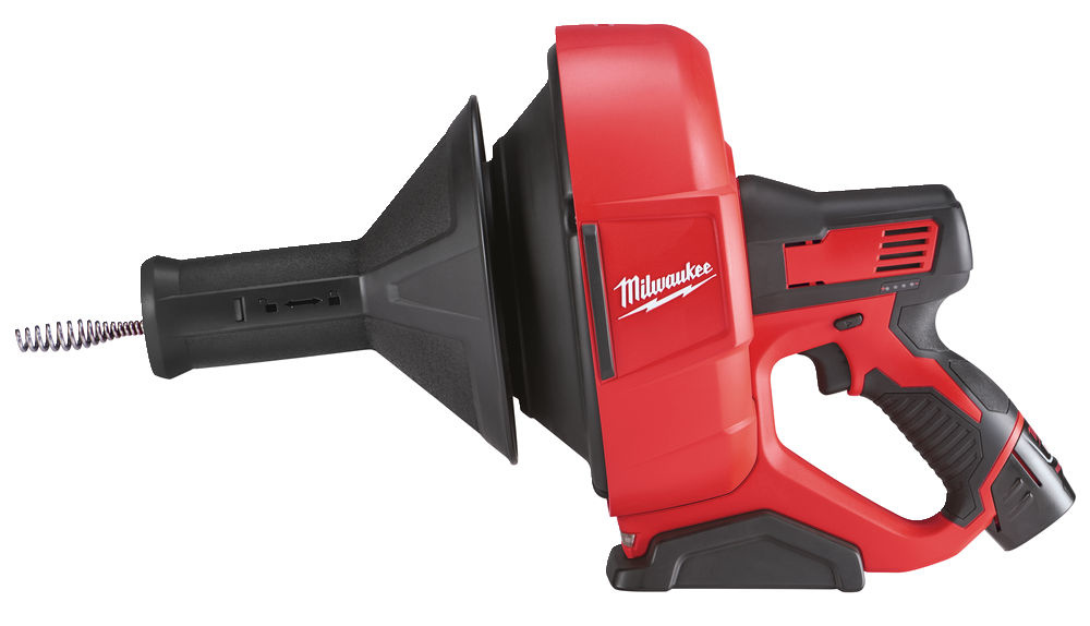 MILWAUKEE M12 BDC6 subcompacte ontstoppingsmachine met 6 mm diameter spiraalkabel