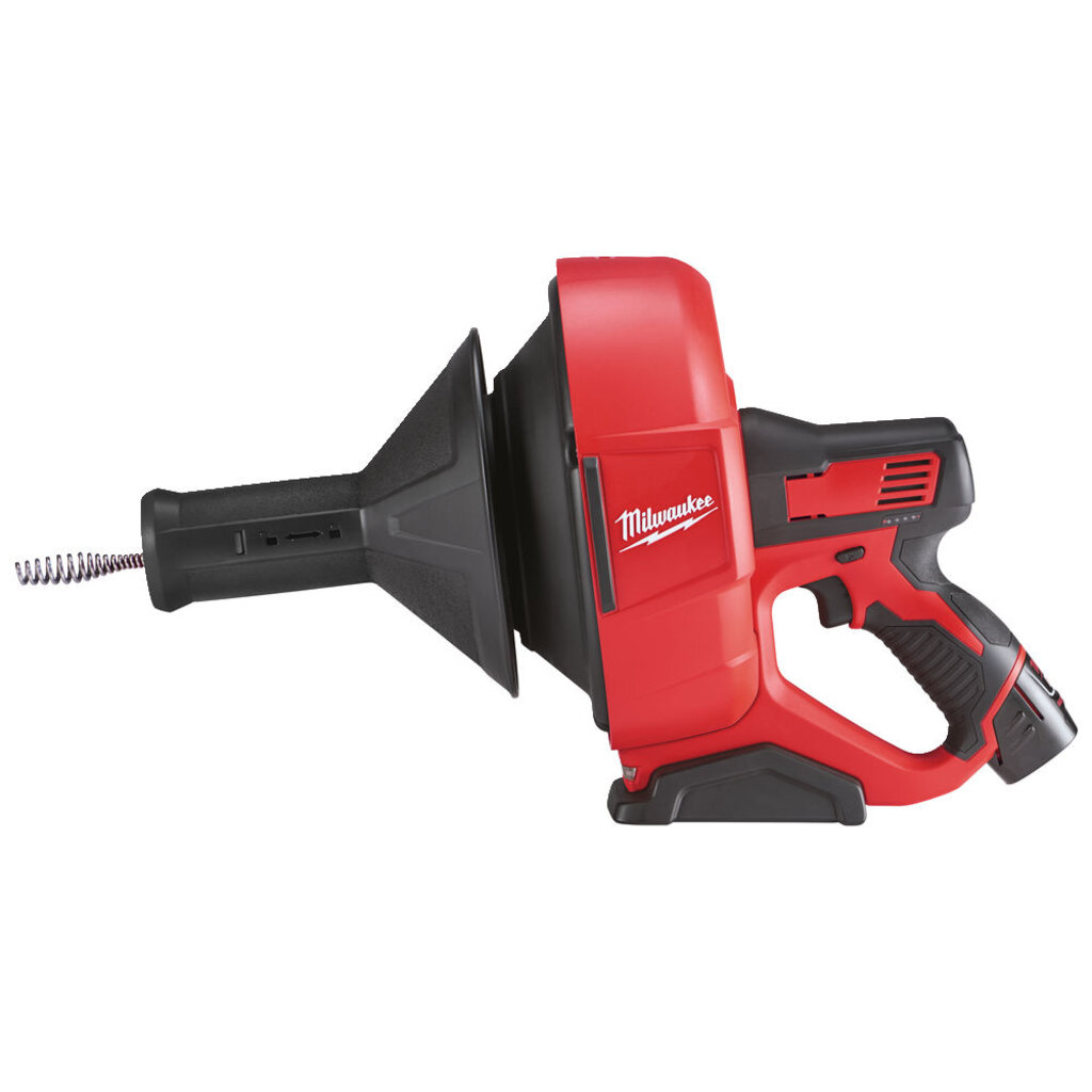 MILWAUKEE M12 BDC8 subcompacte ontstoppingsmachine met 8 mm diameter spiraalkabel
