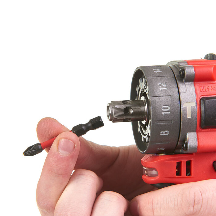 MILWAUKEE M12 FPDX subcompacte slagboormachine met verwisselbare kop