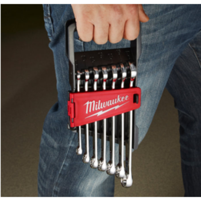 MILWAUKEE Ring-steeksleutelset MAX BITE™ (8-17 mm) (7-delig)
