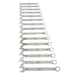 MILWAUKEE Ring-steeksleutelset MAX BITE™ (8-22 mm) (15-delig)